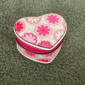 Heart Shaped Coach Jewelry Case